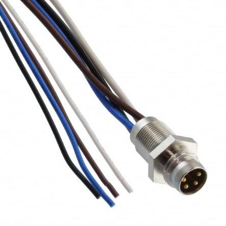 Kabel ovladače snímače, A: Vnější, A: Rovný 5, B: Bez koncovky, B: Vnější, 60V, IP67, řada: 121023 Brad from Molex 200