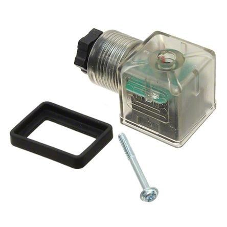 Brad from Molex Konektor pro solenoidy podle normy DIN 43650, řada: S02, formát pólů: 2P+E DIN 43650 A Vnější, IP65, 24V