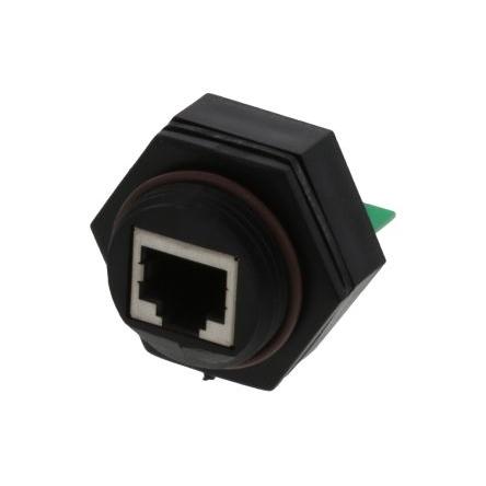 Brad from Molex Ethernetový konektor, řada: 130055 Vnitřní, Rovný, Montáž na plošný spoj Nestíněný, počet portů: