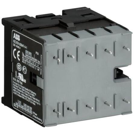 ABB 0 NO/1 NC Stykač napětí ve vinutí 24V 3pólový 20 A 690V 4 kW s 3 NO, 1 NC kontakty 24V Řídicí jednotka, rozsah: