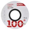 Koaxiální kabel CB100F, 100 m, cívka, balení 100 ks