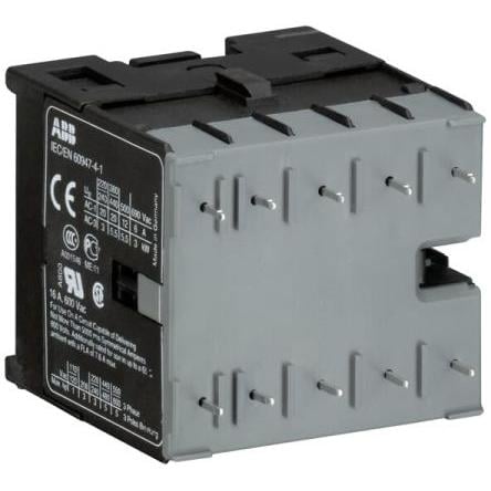 ABB 0 NO/1 NC Stykač napětí ve vinutí 24V ac 3pólový 20 A 690V 5.5 kW s 3 NO, 1 NC kontakty 24V ac Řídicí jednotka,