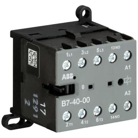 ABB 0 NO, 0 NC Stykač napětí ve vinutí 24V ac 4pólový 20 A 690V 5.5 kW s 4 NO kontakty 24V Řídicí jednotka, rozsah:
