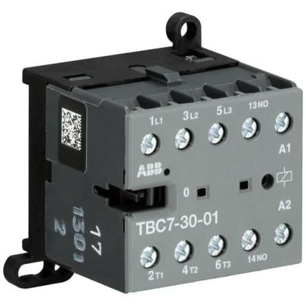 ABB 0 NO/1 NC Stykač napětí ve vinutí 17V dc, 32 V dc 3pólový 20 A 690V 5.5 kW s 3 NO, 1 NC kontakty 17V, 32 V Řídicí