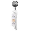 Prodlužovací přívod Solight 3× zásuvka, 2 m, bílý, PP02