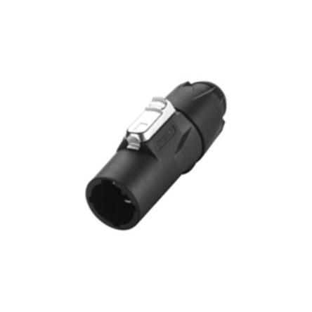 Re-An Products Konektor XLR, barva Černá, počet kontaktů: 2, orientace těla: Rovný Vnější, pokovení: Stříbrná, Šasi,