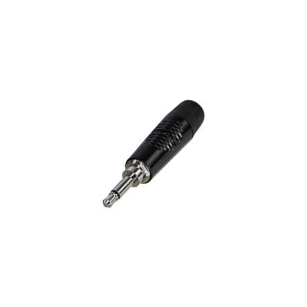 Re-An Products Konektor jack, Volné zavěšení, Konektor TRS Vnější, 3.5 mm 2 barva Stříbrná, Černá, orientace těla: