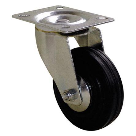 1275082 Guitel Hervieu Otočné 80 kg 80 mm, Pryž