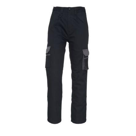 Orn Kalhoty Unisex No, SC: Regular velikost 100 cm v pase, délka nohavice 32in, Černá, Oranžová, řada: Silverswift