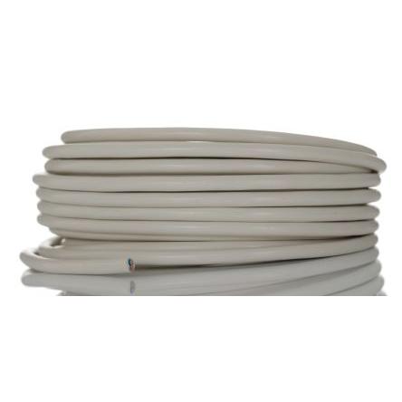RS PRO Napájecí kabel 2žilový 10 m Polyvinylchlorid plášť, Bílá, vnější průměr: 6.3 mm OD, 300V, 500 V 70 °C