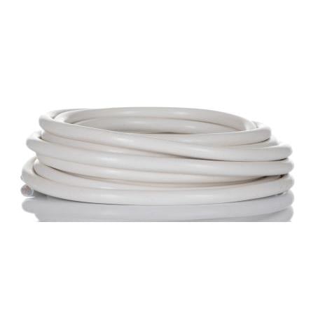 RS PRO Napájecí kabel 3žilový 5 m Polyvinylchlorid plášť, Bílá, vnější průměr: 9.4 mm OD, 300V, 500 V 90 °C