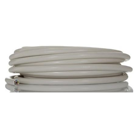 RS PRO Napájecí kabel 5žilový 10 m Polyvinylchlorid plášť, Bílá, 300V, 500 V 90 °C