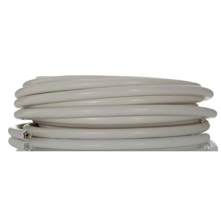 RS PRO Napájecí kabel 5žilový 10 m Polyvinylchlorid plášť, Bílá, 300V, 500 V 70 °C