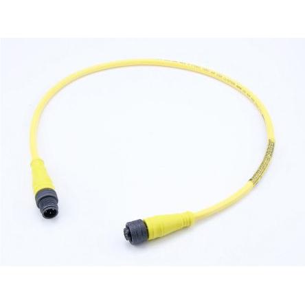 Kabel ovladače snímače, A: Vnější, A: Rovný 4, B: M12, B: Vnitřní, 250V 4, IP67, řada: Micro-Change Brad from Molex 6 m