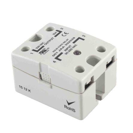 RS PRO Polovodičové relé 10 A Panel SPST 280 Vrms 32V dc