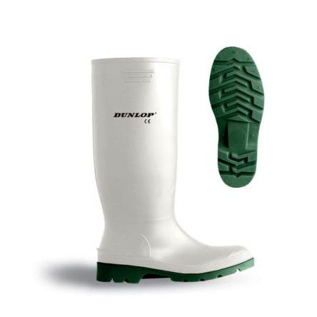 Vodotěsný Bezpečnostní systém Wellington obuv Unisex, Ocel 12, Bílá Dunlop 47