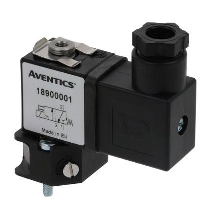 Pneumatický solenoidový ventil Přímé ovládání, NC, Ne, řada: 189 IEC 228-1 Solenoid EMERSON – AVENTICS
