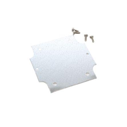 Hammond Montážní deska, délka: 90 mm Šedá x 90mm Skříně 1554 a 1555 E, E2 a EE2, EE, Ocel