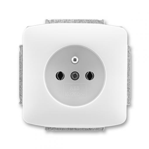 Zásuvka jednonásobná ABB TANGO, 16 A / 250 V AC, bílá
