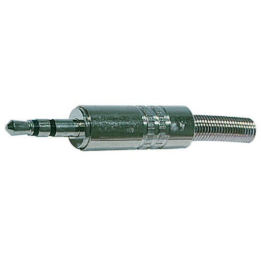 Jack 3,5 mm stereo vidlice AP11, stříbrný - KJS03