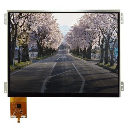 Displej TFT LCD 10.4 in Dotykový displej 1024 x 768 pixelů podsvícení LED rozhraní HDMI RS PRO Projekční kapacitní