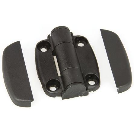 Kloubový závěs Výkyvné Patka, Černá, Nylon Šroubová, délka: 49 mm x 44mm x 7 mm Southco
