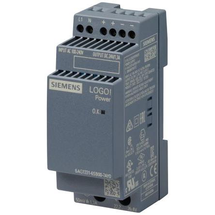 Siemens Napájecí zdroj na lištu DIN SIPLUS LOGO Spínaný režim 240V ac 1.3 A St. 24V dc DC 31 W