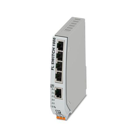 Ethernetový přepínač 5portový 1000Mbps Phoenix Contact Neřízený Napájení přes síť Ethernet