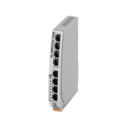 Ethernetový přepínač 8portový 100Mbps Phoenix Contact Neřízený Napájení přes síť Ethernet