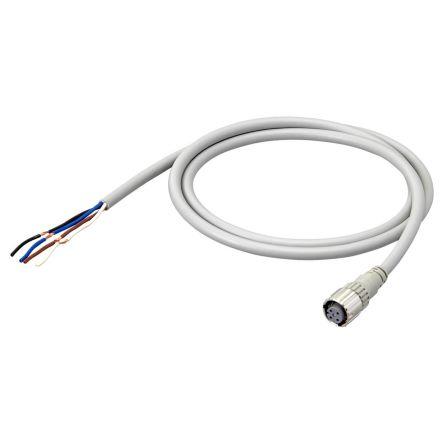 Kabel ovladače snímače, A: Vnitřní, A: Rovný 4, B: Bez koncovky, 250V, IP67, řada: XS5F Omron 5 m