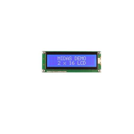 Monochromatický LCD displej MC21609AB6W-BNMLW3.3-V2, řada: MC21609AB6W-BNMLW3.3-V2 LCD podsvícení LED Bílá Paralelní