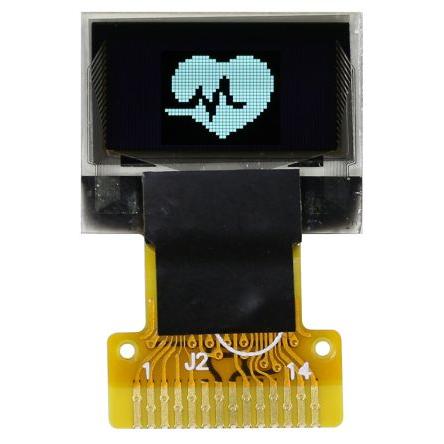 Displej OLED, řada: MCOT064032A1V-WI 0.49 in Bílá Pasivní matice 64 x 32 pixelů COT Midas I2C