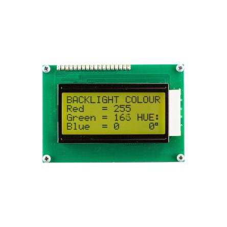 Monochromatický LCD displej MD41605A6W-FPTLRGB, řada: MD41605A6W-FPTLRGB LCD podsvícení LED Paralelní Midas Černá, RGB 4