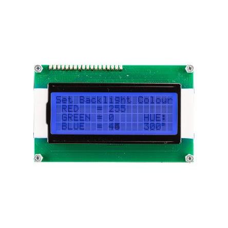 Monochromatický LCD displej MD42005C6W-FPTLRGB LCD podsvícení LED Paralelní Midas RGB, Černá 4 x 20