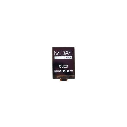 Displej OLED 1.92 in Bílá Pasivní matice 96 x 32 pixelů COT Midas I2C, Paralelní, SPI