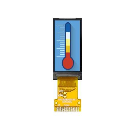 Barevný displej LCD MDT0096AIH-SPI 0.96 in 80 x 160 pixel podsvícení LED rozhraní SPI Midas