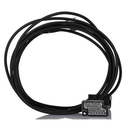 RS PRO Fotoelektrický snímač, řada: RS PRO Červené světlo Blok Kabel PVC, výstup: NPN NO Retroreflexní IP67