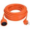 Solight prodlužovací přívod - spojka, 1 zásuvka, 20m, 3 x 1,5mm2, oranžová - PS07