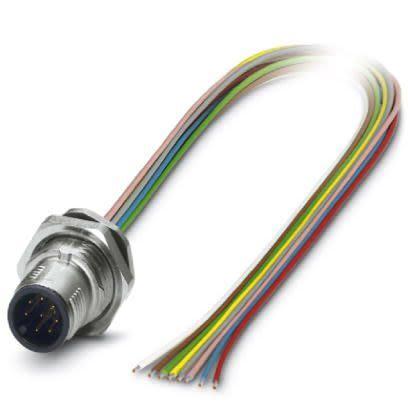 Kabel ovladače snímače, A: Vnější, A: M12, Rovný 3, B: M12, B: Vnější, 48V, IP67, řada: SACC-DSI Phoenix Contact 500 mm