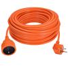 Solight prodlužovací přívod - spojka, 1 zásuvka, 25m, 3 x 1,5mm2, oranžová - PS09