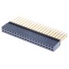 Patice PCB, řada: ESQ, orientace těla: Svislé, rozteč: 2.54 mm Deska-deska, počet kontaktů: 40, počet řad: 2, Průchozí