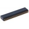 Patice PCB, řada: ESQ, orientace těla: Rovný, rozteč: 2.54 mm Deska-deska, počet kontaktů: 40, počet řad: 2, Průchozí
