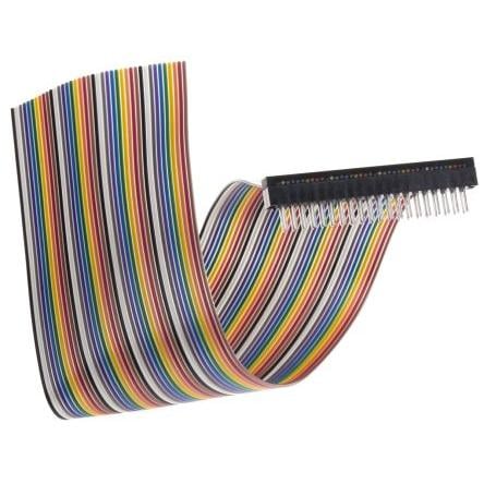 Páskový kabel Nestíněný, řada: HCMD Plochý Samtec 40 2.54 mm 250 mm