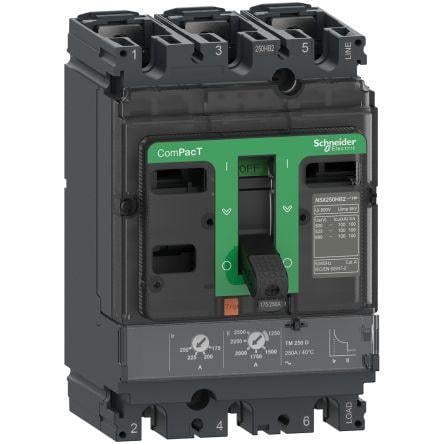 Schneider Electric Jistič, rozsah: C25F 3pólový 250A vypínací výkon 36 kA, rozsah: ComPact NSX Pevný