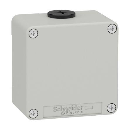 Schneider Electric Pouzdro, řada: Harmony IP66, IP69, IP65 IK07 barva Světle šedá Tlakově litý zinek 80 mm 80 mm 80 mm