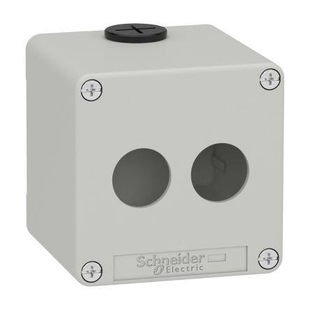 Schneider Electric Pouzdro, řada: Harmony IP65, IP69, IP66 IK07 barva Světle šedá Tlakově litý zinek 80 mm 80 mm 80 mm