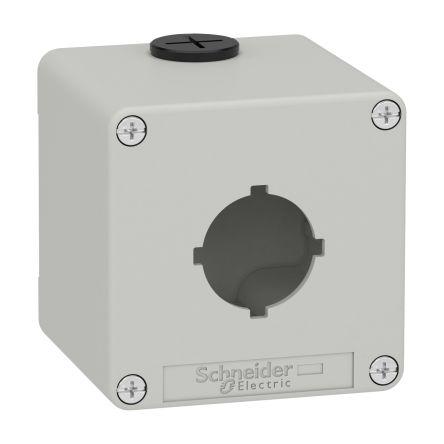 Schneider Electric Pouzdro, řada: Harmony IP65, IP66, IP69 IK07 barva Světle šedá Tlakově litý zinek 80 mm 80 mm 80 mm