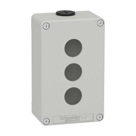 Schneider Electric Pouzdro, řada: Harmony IP65, IP66, IP69 barva Šedá IK07 barva Šedá Tlakově litý zinek 80 mm 130 mm 80
