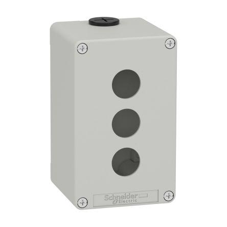 Schneider Electric Univerzální skříň, řada: Harmony IP65, IP66, IP69 barva Šedá IK07 barva Šedá Kov 80 mm 130 mm 80 mm