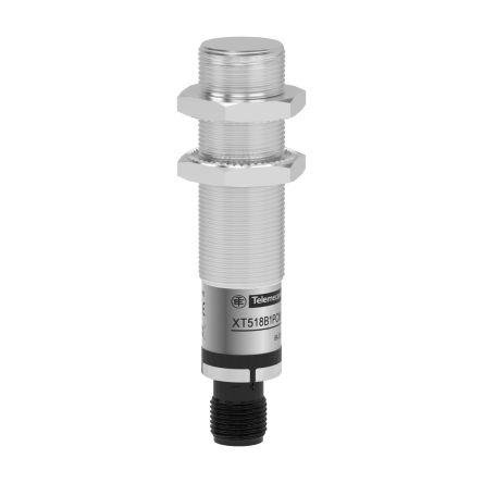 Telemecanique Sensors Kapacitní snímač přiblížení XT518B1PCM12 Válec se závitem XT M18 200mA PnP IP67 40 Hz 240 V ac 24